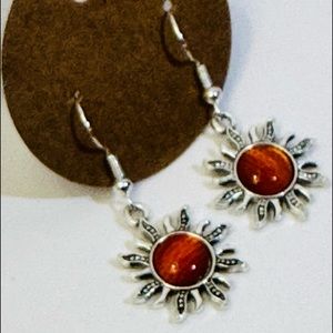 Handmade sun earring! Perfect for summer!